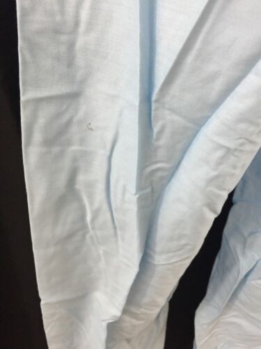 ONE NEW HOSPITEX Men's Pajama Pants Trousers Light Blue Medium w/Red Drawstring - Picture 3 of 4
