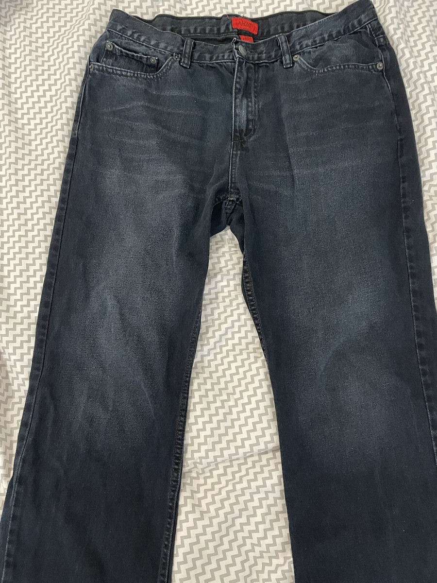 Alfani Men's Jeans Size 34x32 Slim Straight Fit Dark Blue