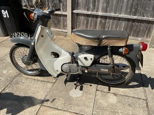 Honda C50 1970 Elephant Grey  Showing Only 650 Miles  - Picture 1 of 22