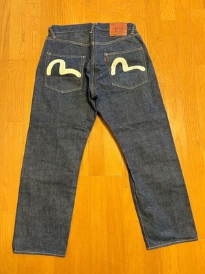 EVISU Denim Pants Size 36x35 Used in Japan Classic Fit Jeans | eBay