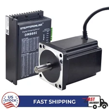 STEPPERONLINE 1 Axis Stepper CNC Kit 8.2Nm 1161oz.in Nema 34 Motor & Driver