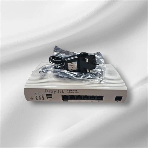 DrayTek Vigor 2866 G.Fast VDSL2 Dual-WAN Gigabit VPN Security Router –See Notes
