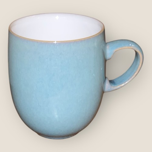 Denby Azure 2x Curve Mugs 400ml Large Discontinued Hardly Used Excellent - Picture 4 of 9