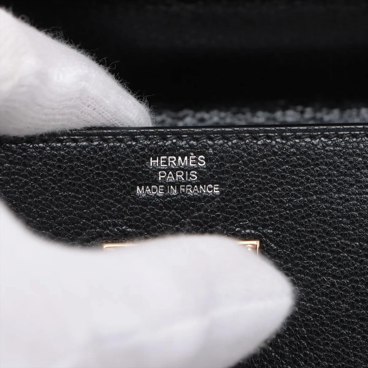 Hermès Kelly Wallet Long Togo Chèvre Shamukira Black Electrum hardware K: 2025 image 9