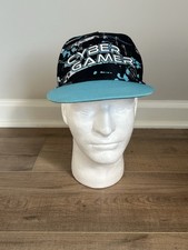 ESX 360 Pro Series Cyber Gamer Snapback Hat Blue Black Youth One Size Hat Cap