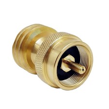 Durable Solid Brass Propane Refill Tank Adapter Fill 1 Lb Bottle From 20 Lb Tank