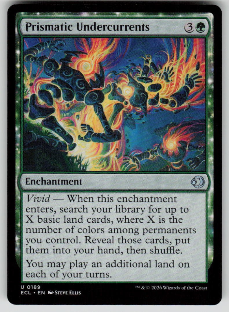Prismatic Undercurrents Uncommon Lorwyn Eclipsed 189 MTG Near Mint 2026