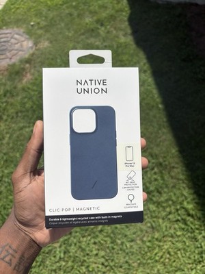 Native Union Clic Pop MagSafe Case for iPhone 13 Pro Max Navy