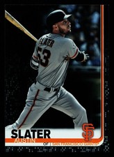 Austin Slater San Francisco Giants 2019 Topps Black #594 SN /67
