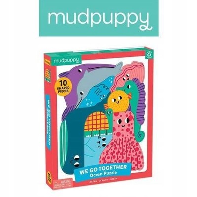 Mudpuppy All Together Ozean 10 Stück Puzzle für Kinder