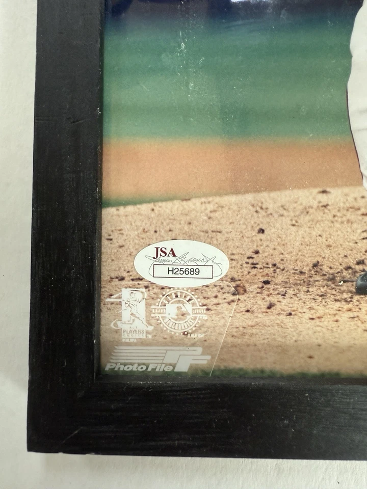 MLB Official HOF Tom Glavine Signed 8x10 Framed Photo Atlanta Braves JSA COA - Image 2 of 4