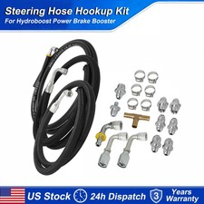 Universal Steering Hose Hookup Kit W Fitting For Hydroboost Power Brake Booster