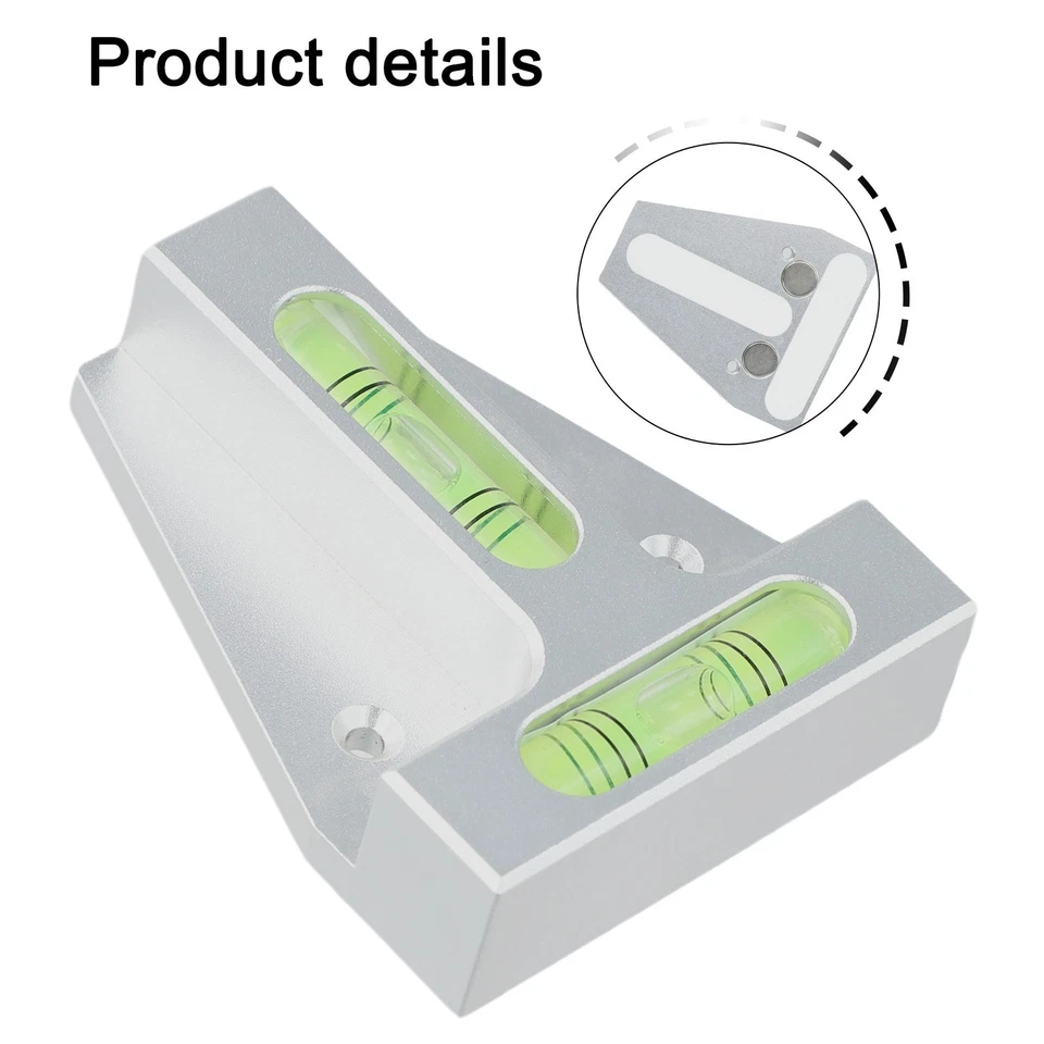 Magnetic Backing T Shaped Mini Level 5PCS for Effective Measurement Cross Check - Image 3 of 4