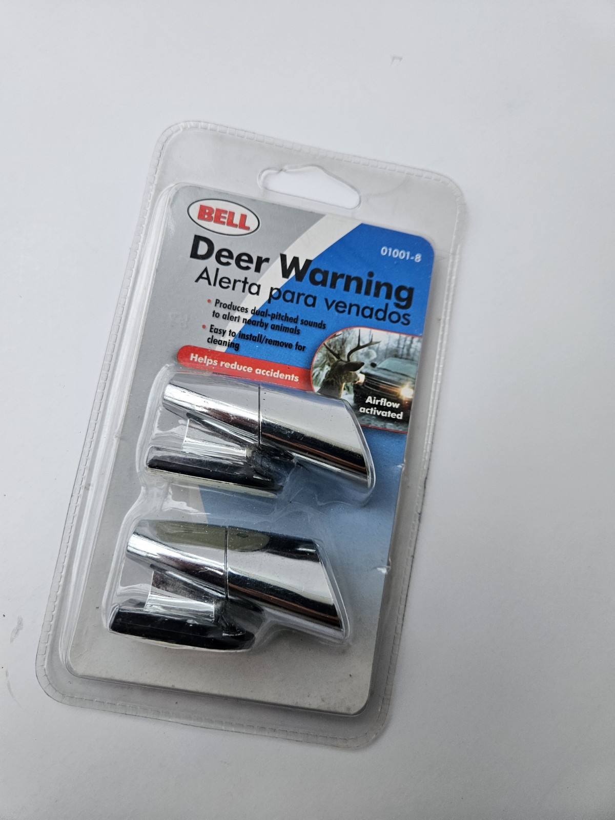 Bell Deer R32 BELL Deer Warning 01000-8 CHROME Airflow Activated for Vehicles (NEW ...