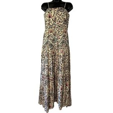 RAGA Deema Tiered Long Floral Maxi Dress Spaghetti Strap Women's Size XS NWT