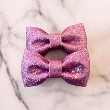NEW Large Glitter Bows Set