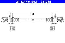 Bremsschlauch ATE 24.5247-0190.3 für NISSAN QASHQAI J10 NJ10 JJ10E 1 VAN 2 J11