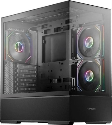 LC-Power Gaming 812B Onyx Vision, schwarz