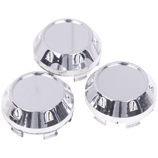 Silver Round Rear Hub Cover for Electric Tricycle Wheels Easy Installation