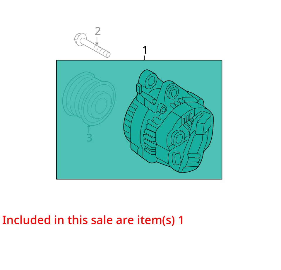 Alternador 2013 Sonata Sku#4226070 Foto 3 de 4