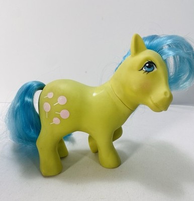 MY LITTLE PONY MLP G1 TOOTSIE 1984 HASBRO VINTAGE GREEN BLUE PINK LOLLIPOPS