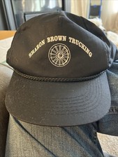 Vintage Sharon Brown Trucking Hat Truck Driver Rare