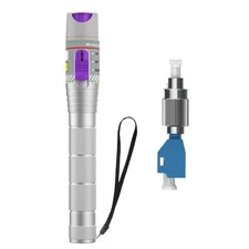 Purple 80KM Visual Fault Locator for Fiber Optic Cables, VFL Supports FC/ST/S...