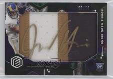 2021 Elements Rookie Neon Material Signs Prime 25/25 Jacob Harris Auto 5m1