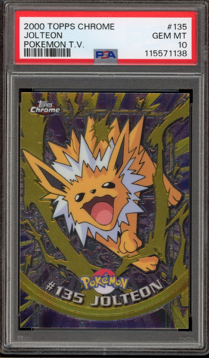 Pokemon Topps Chrome Jolteon #135 PSA 10 Gem Mint | eBay