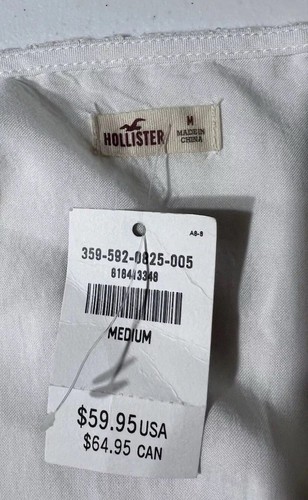 White Hollister Maxi Lace Corset Side Tie Dress Romantic Fairy Wedding Sexy Sz M - Picture 11 of 11