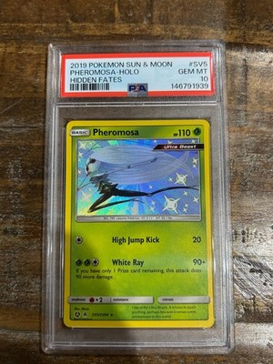 POKEMON 2019 Sun Moon Hidden Fates PHEROMOSA Holo #SV5 PSA 10 Gem Mint RARE