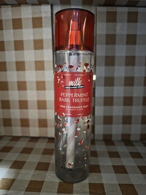 Bath & Body Works Milk Bar PEPPERMINT BARK TRUFFLE Fine Fragrance Mist 8oz NEW