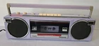 Vintage 80s Panasonic FM15 Lavender Purple Cassette Boombox Radio Tested Working