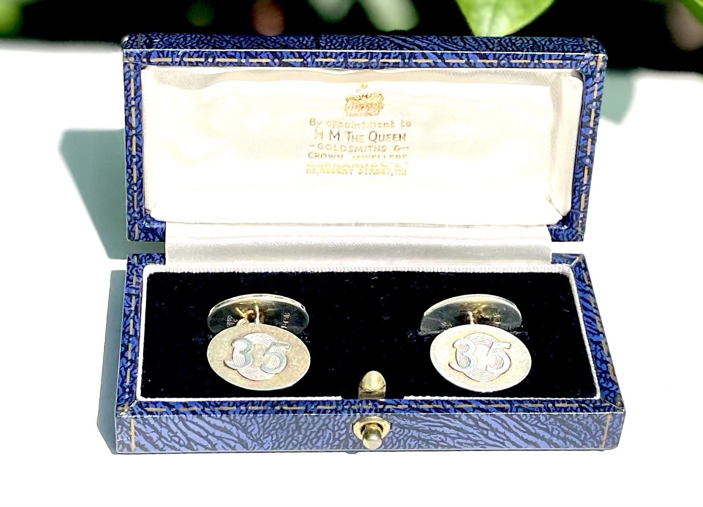 Garrard Solid Sterling Silver Hallmarked 35th Thi… - image 1