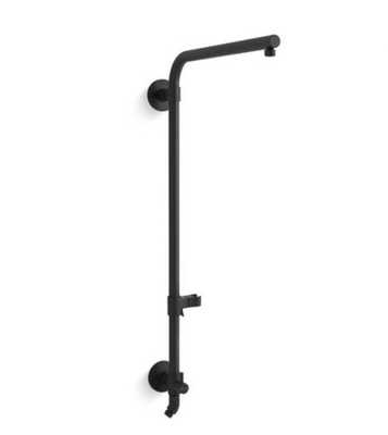 #ad KOHLER K 45210 BL HydroRail Bath Shower Column Matte Black $450.00