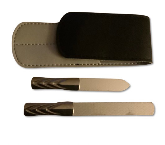 Unbranded 2 Pcs  Double Sided Professional Metal  Nail & Toe File 