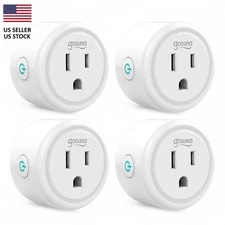 4 Pack Gosund Mini Smart Plug, WiFi Outlet Works with Alexa and Google Home