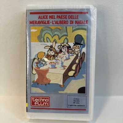 VHS Sealed  Alice in Wonderland Cartoon, (Alice Nel Paese Delle Meraviglie)