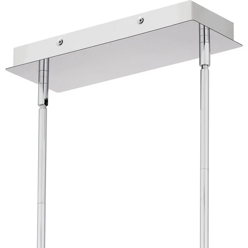 Polished Chrome LED Linear Chandelier from the Klass Collection - Picture 7 of 7