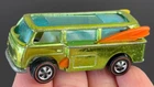Vintage Hot Wheels Redline 1969 SHINY Light APPLE Green Beach Bomb - READ...NR!