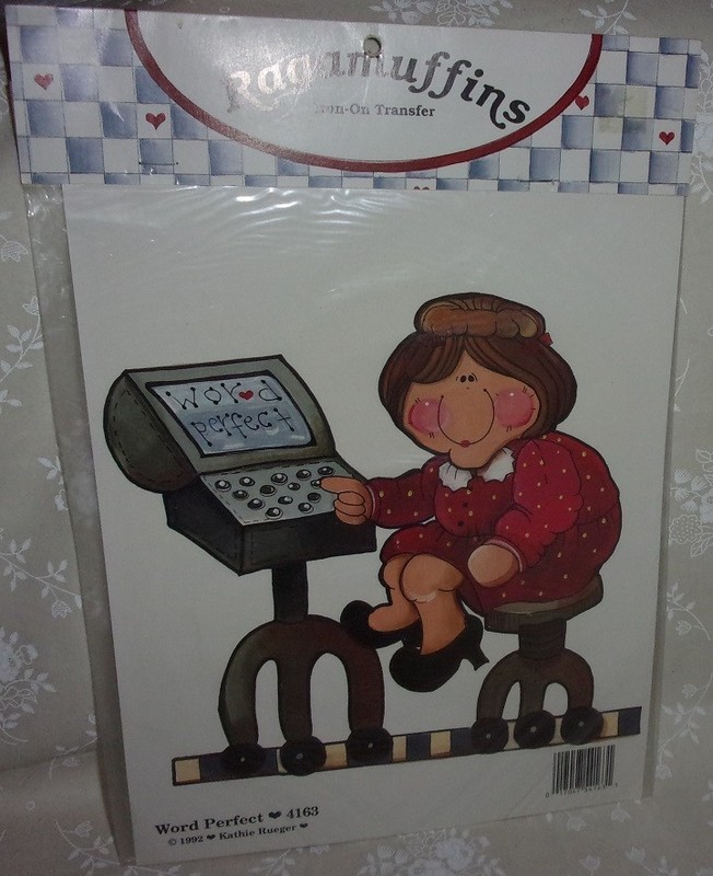 Ragamuffins WORD PERFECT Iron-On Transfer NIP