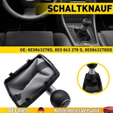 SCHALTKNAUF SCHALTSACK SCHALTMANSCHETTE FÜR AUDI A4 /Avant 8E 01-08 B6 B7 5GANG