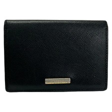Burberry Black Leather Card Case