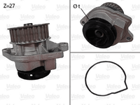 Wasserpumpe MotorküHlung VerstäRkt FüR Seat Vw Arosa Cordoba Vario Ibiza Ii Iii