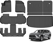 Floor Mats Cargo Liner for Buick Enclave 2025-2026 2024-2026 7 Seats GMC.