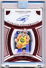 2024-25 Flawless Stephen Curry Performances Signatures Ruby Auto #FP-SCY (15/15)