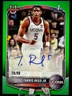 2025-26 Bowman - Tarris Reed Jr. #PA-TR - 1st Prospects Auto Green /99