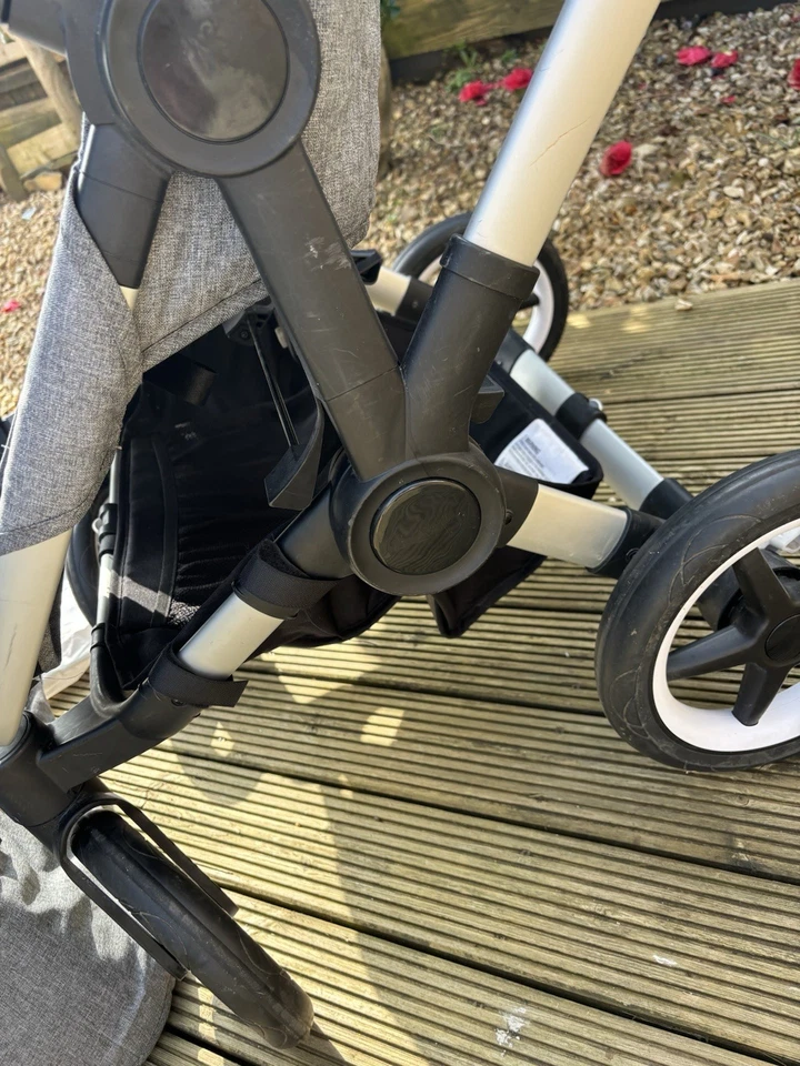 Bugaboo Donkey3 Bundle Grey melange Pushchairs Double Seat Stroller - Image 4 of 4