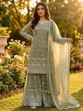 Indian Pakistani 3 Piece Designer Salwar Kameez Dress Bollywood New Party Wear
