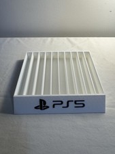 PlayStation Game Case Holder Rack   Standard  Compact   Holds 10 PS4/PS5 Cases